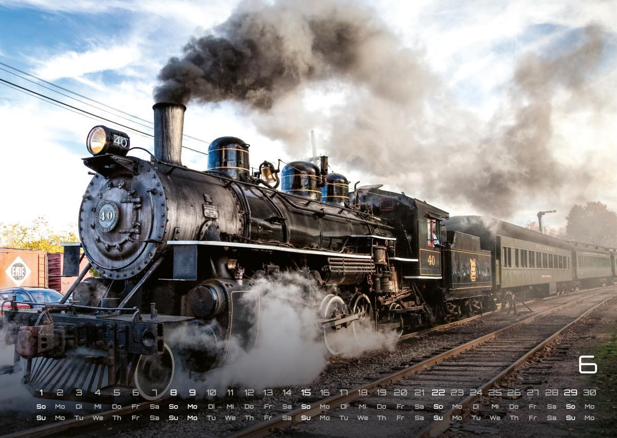 Bild: 9783986734503 | Eisenbahn - faszinierende Bahnwelt - 2025 - Kalender DIN A3 | Kalender