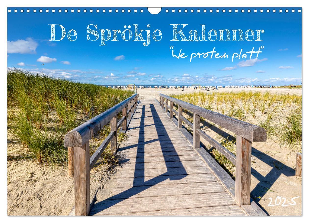 Cover: 9783383798290 | De Sprökje Kalenner "We proten platt" (Wandkalender 2025 DIN A3...