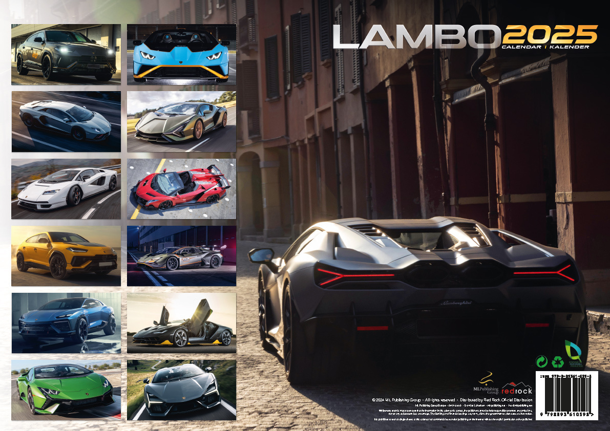 Bild: 9798893610598 | Lamborghini Kalender 2025 | Kalender | 14 S. | Deutsch | 2025