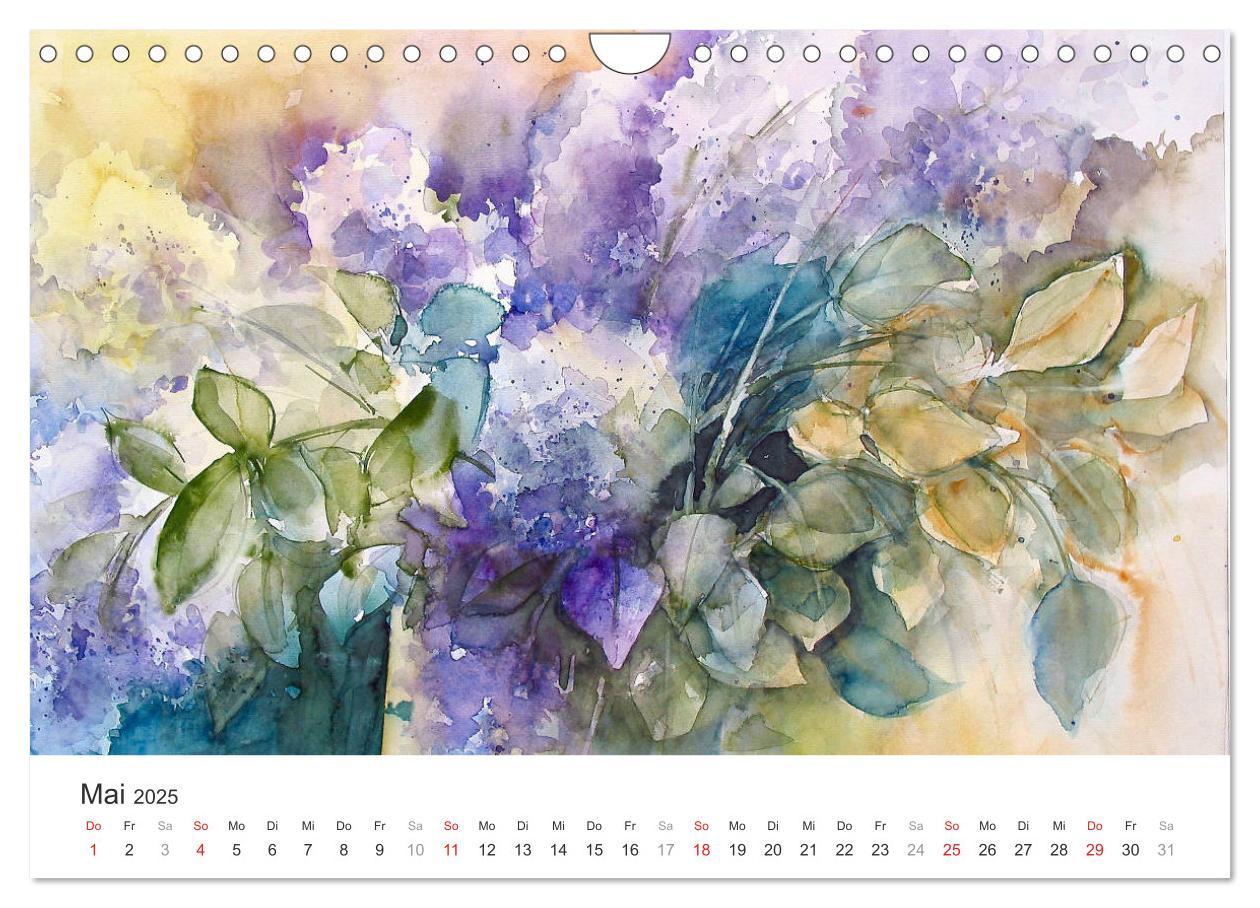 Bild: 9783435545643 | Blütenzauber - Aquarelle von ECKARD FUNCK (Wandkalender 2025 DIN A4...