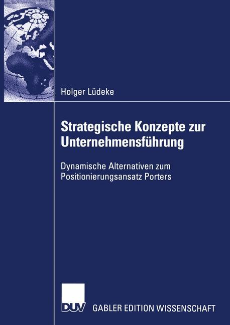 Cover: 9783824483549 | Strategische Konzepte zur Unternehmensführung | Holger Lüdeke | Buch