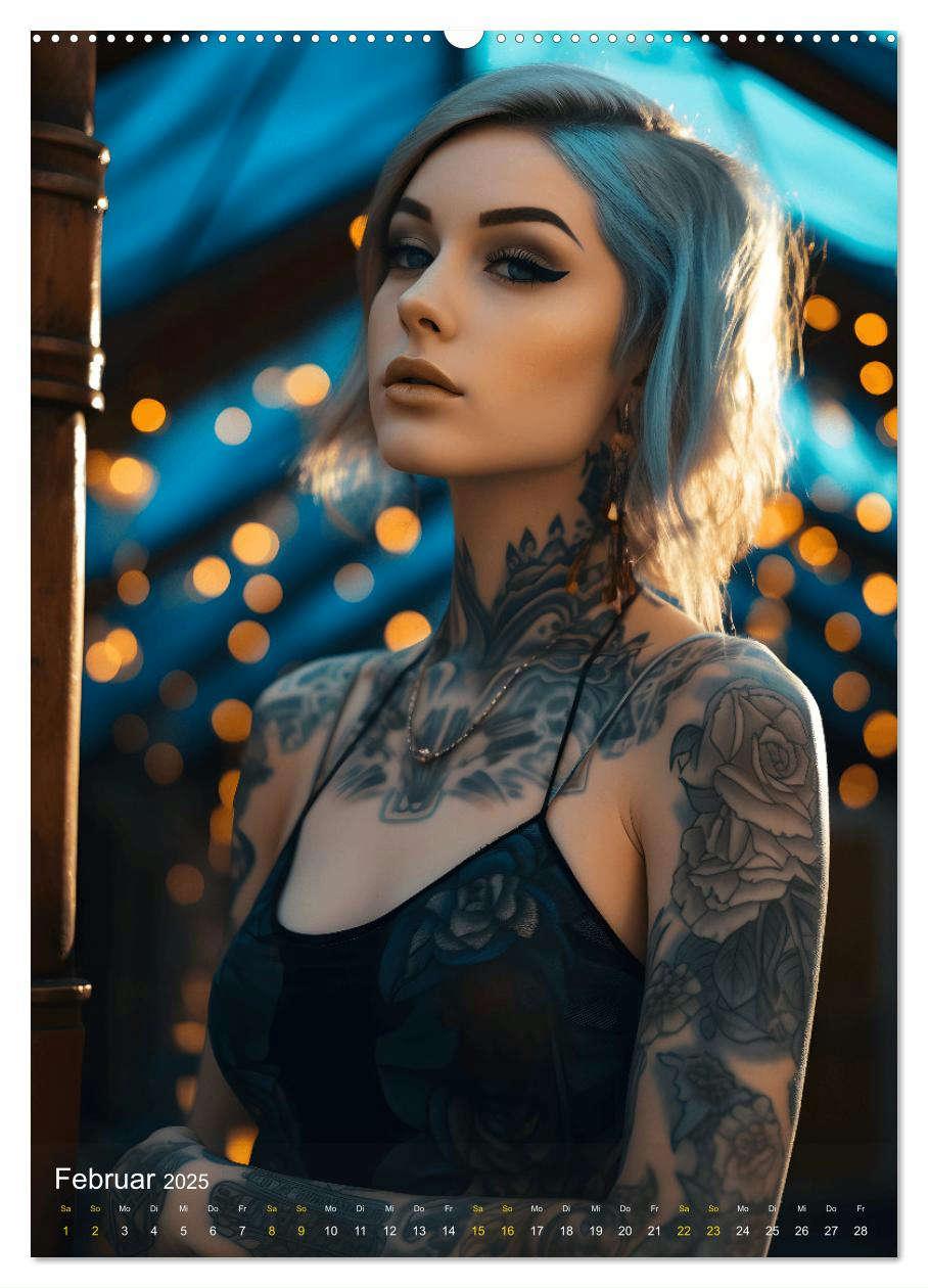 Bild: 9783435852796 | Tattoo Schönheiten - zwölf Monate, zwölf Frauen und jede Menge...