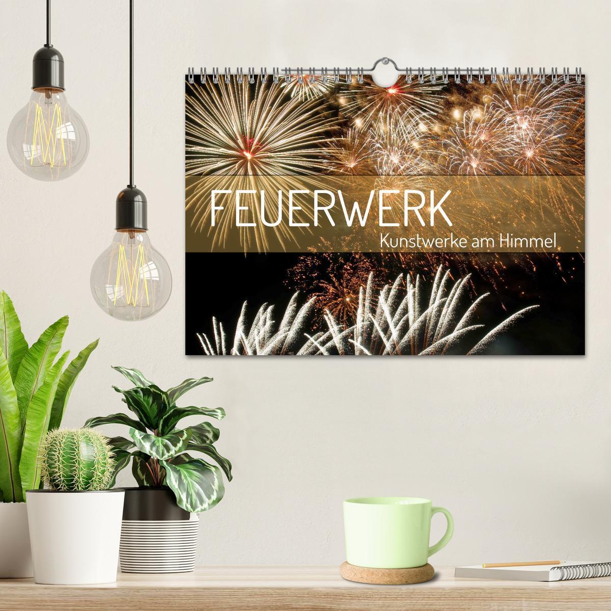 Bild: 9783435063017 | Feuerwerk - Kunstwerke am Himmel (Wandkalender 2025 DIN A4 quer),...