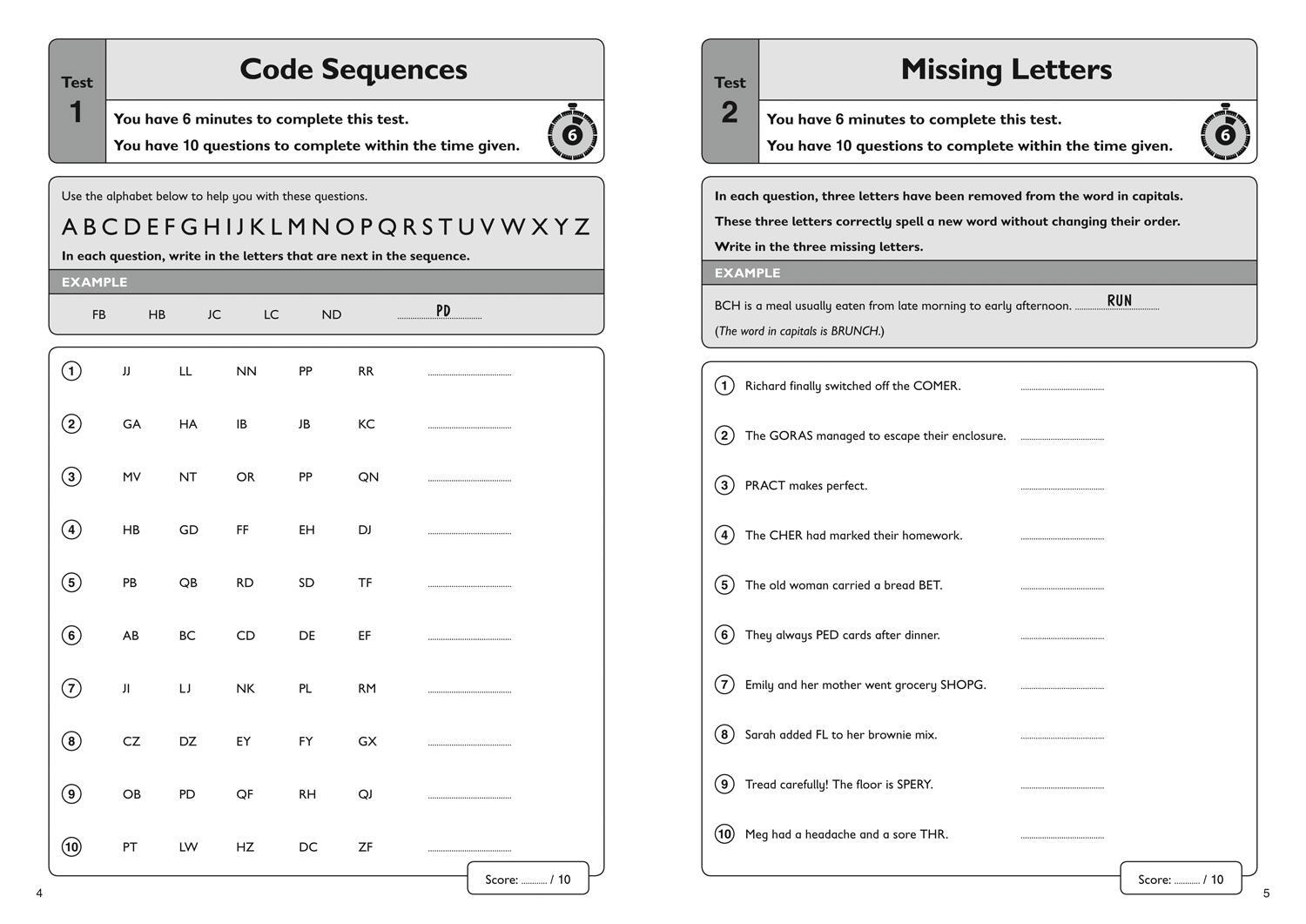 Bild: 9781844199129 | 11+ Verbal Reasoning Quick Practice Tests Age 9-10 (Year 5) | 11+