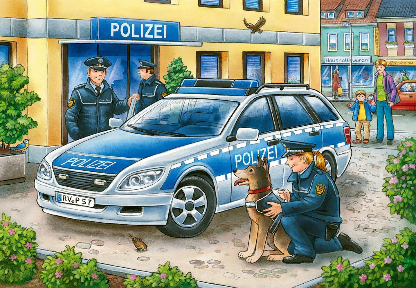 Bild: 4005556075744 | Polizei und Feuerwehr. Puzzle 2 X 12 Teile | Spiel | Deutsch | 2014