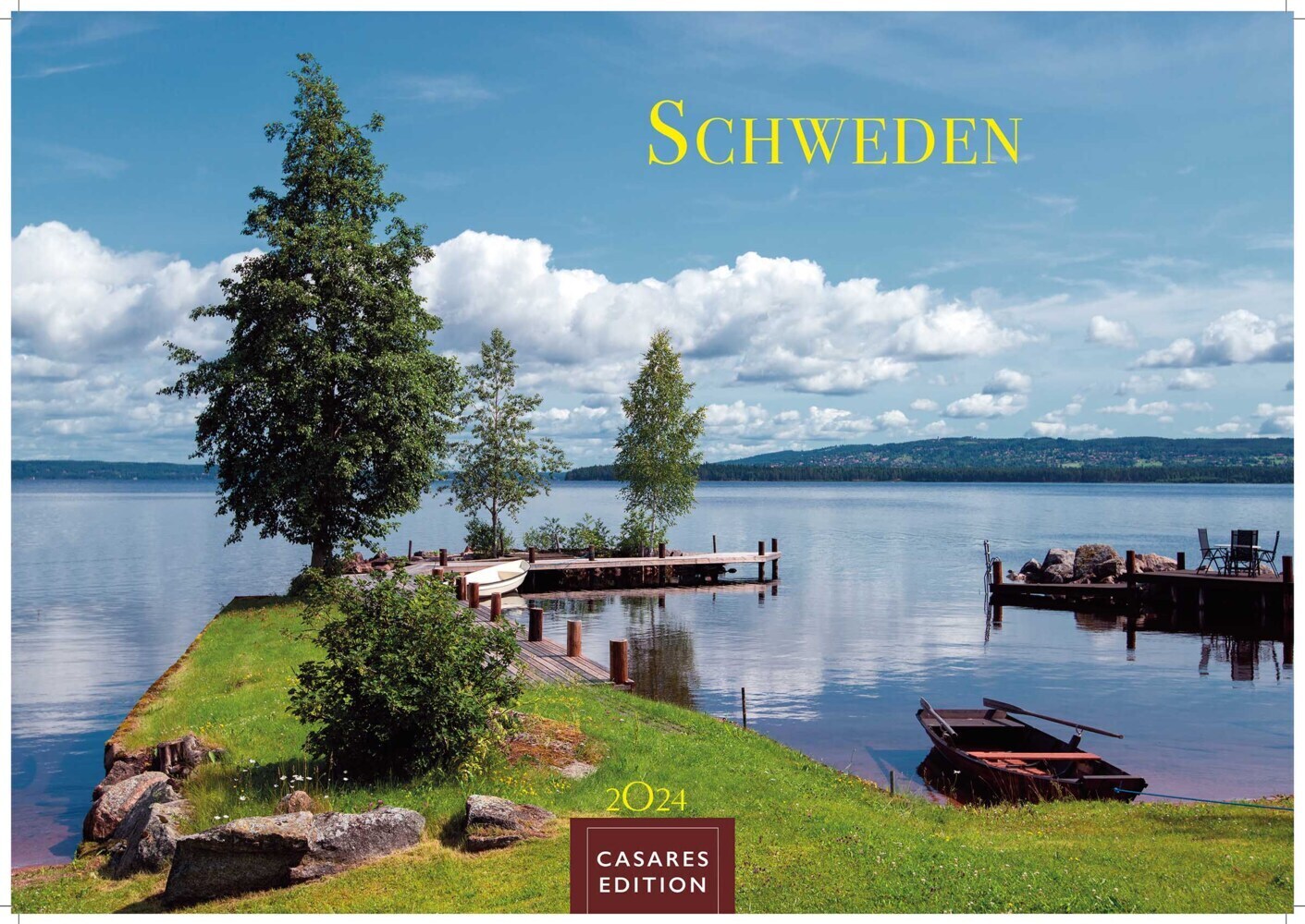 Cover: 9789918620395 | Schweden 2024 L 35x50cm | Kalender | 14 S. | Deutsch | 2024