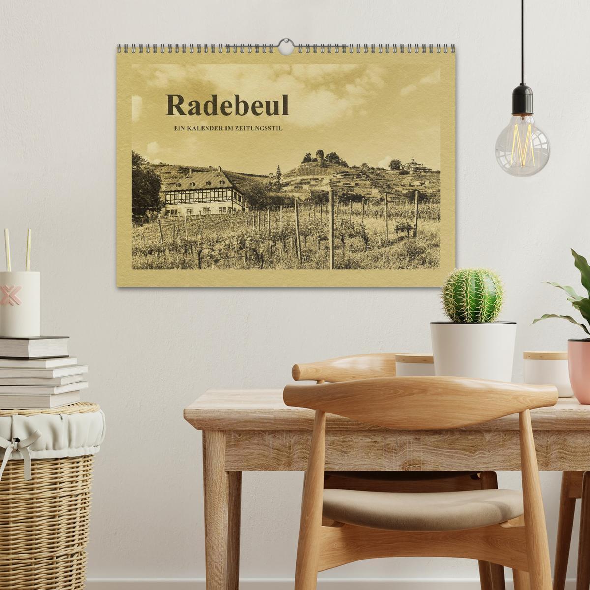 Bild: 9783435720361 | Radebeul - Ein Kalender im Zeitungsstil (Wandkalender 2025 DIN A3...