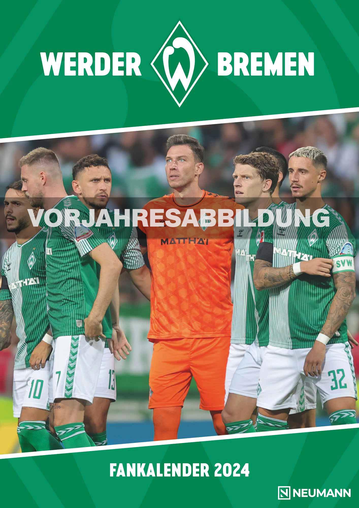 Cover: 4002725994493 | Werder Bremen 2025 - A3-Kalender - Fußball-Kalender - Fan-Kalender...