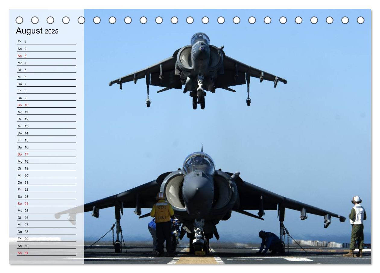 Bild: 9783435528943 | Kriegstechnik. Kampfjet-Impressionen (Tischkalender 2025 DIN A5...