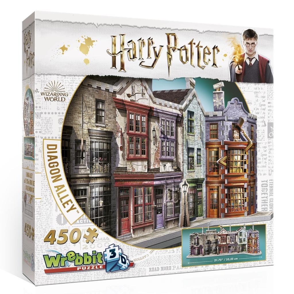 Bild: 665541010101 | Winkelgasse/Diagon Alley - Harry Potter/ 3D-Puzzle 450 Teile | Spiel