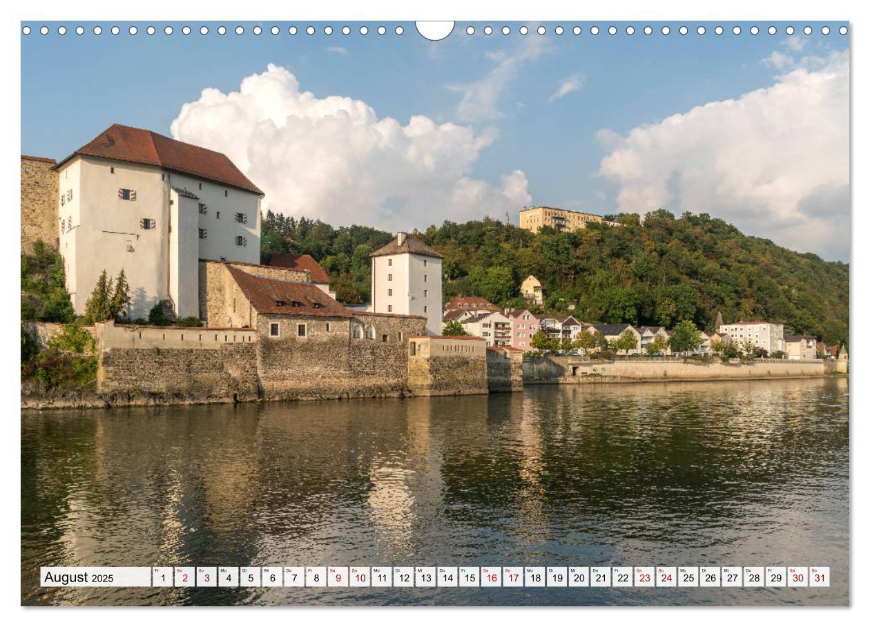 Bild: 9783435220670 | Drei Flüsse Stadt Passau (Wandkalender 2025 DIN A3 quer), CALVENDO...