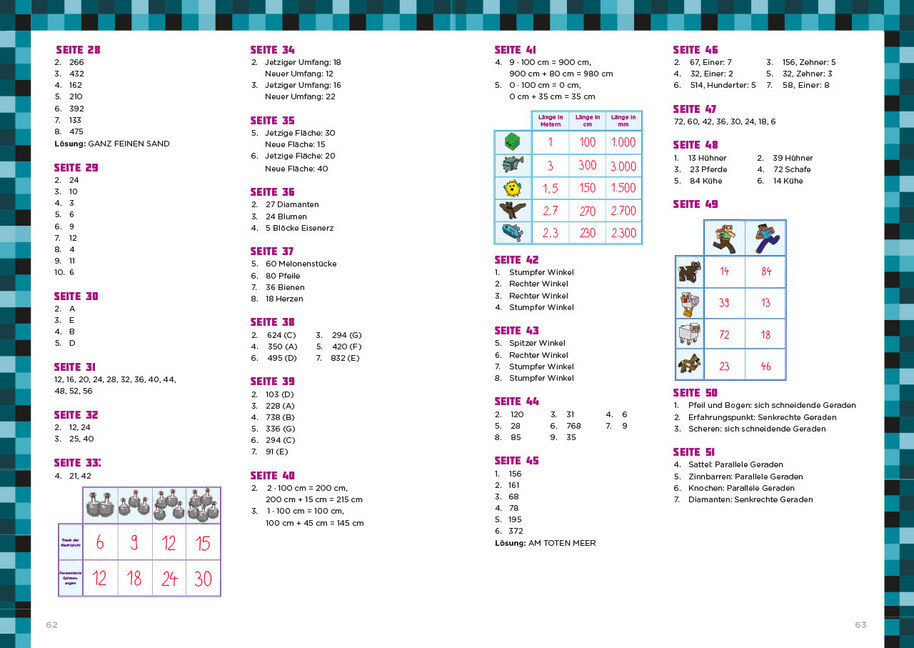 Bild: 9783743207820 | Mathe für Minecrafter - Rechentraining | Loewe Lernen und Rätseln