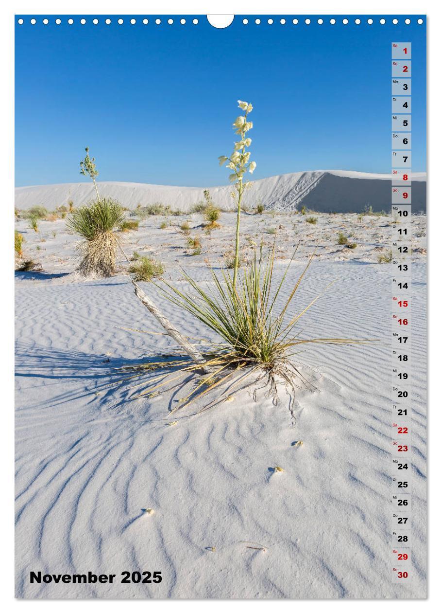 Bild: 9783435962471 | WHITE SANDS NATIONAL MONUMENT Wüstenimpressionen (Wandkalender 2025...