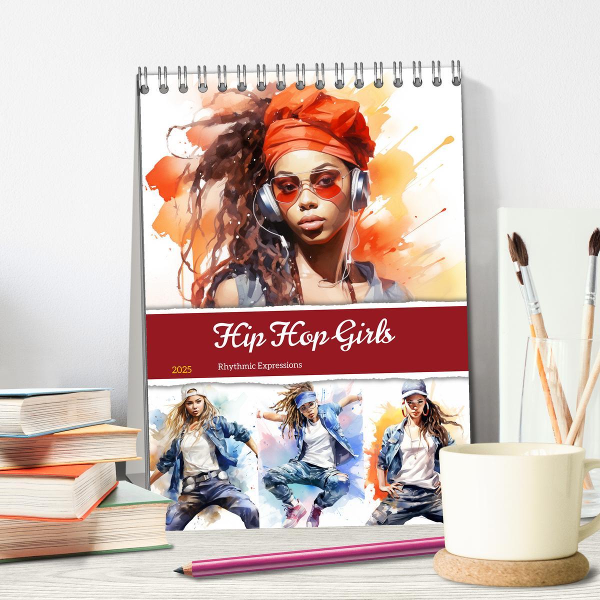 Bild: 9783435864959 | Hip Hop Girls. Rhythmic Expressions (Tischkalender 2025 DIN A5...