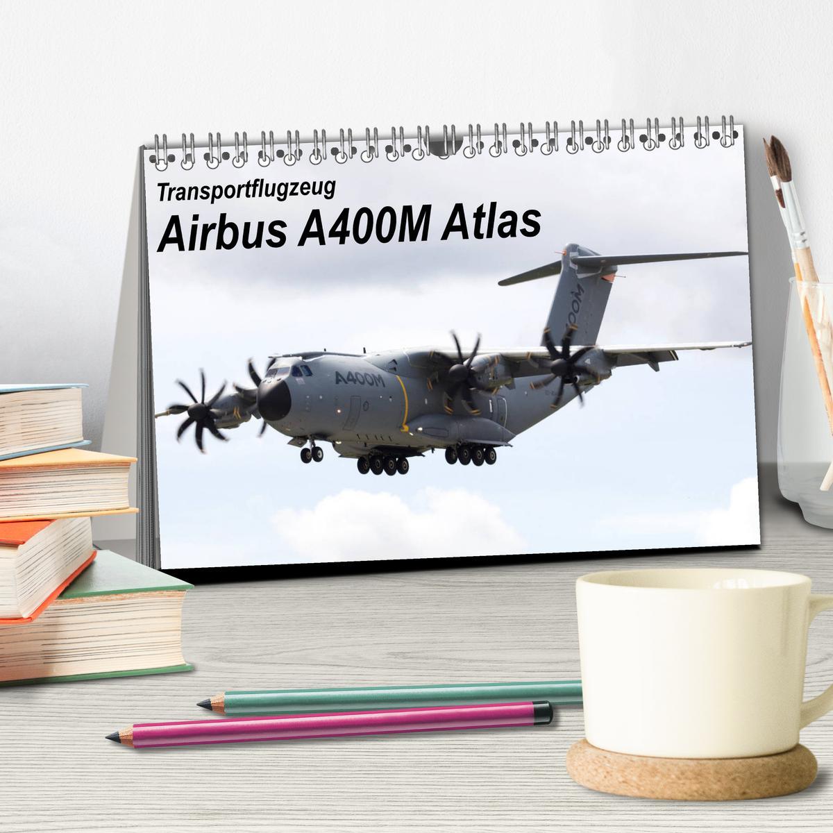 Bild: 9783435374601 | Transportflugzeug Airbus A400M Atlas (Tischkalender 2025 DIN A5...