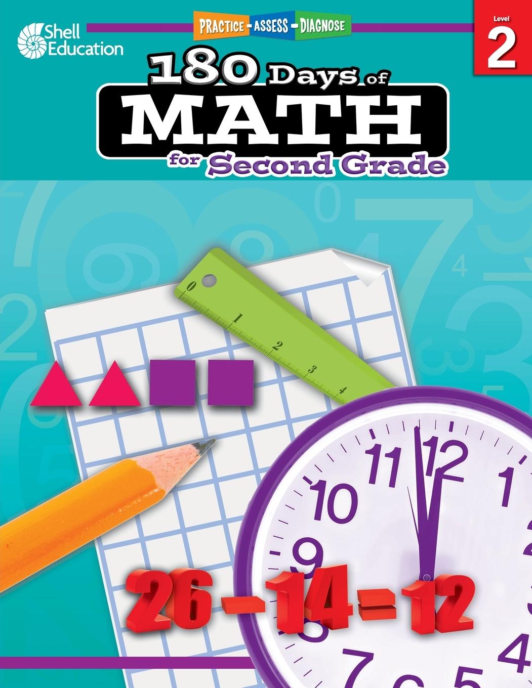 Cover: 9781425808051 | 180 Days of Math for Second Grade | Practice, Assess, Diagnose | Smith