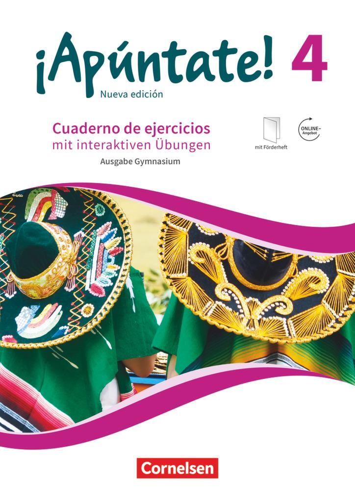 Cover: 9783061213862 | ¡Apúntate! Band 4 - Gymnasium - Cuaderno de ejercicios mit...