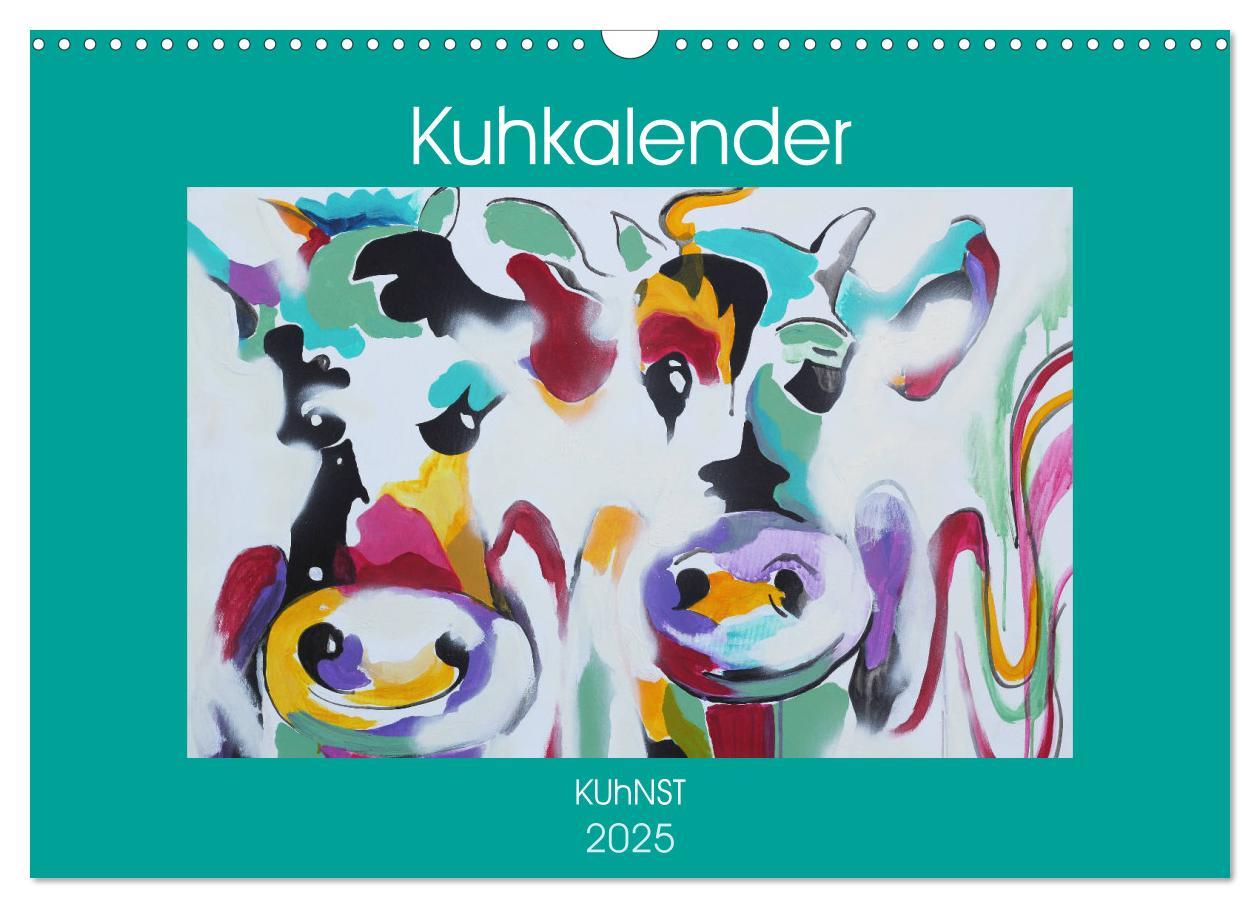 Cover: 9783435277681 | Kuhkalender (Wandkalender 2025 DIN A3 quer), CALVENDO Monatskalender