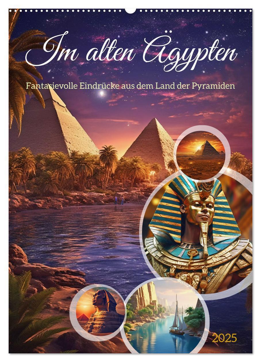 Cover: 9783435861163 | Im alten Ägypten (Wandkalender 2025 DIN A2 hoch), CALVENDO...