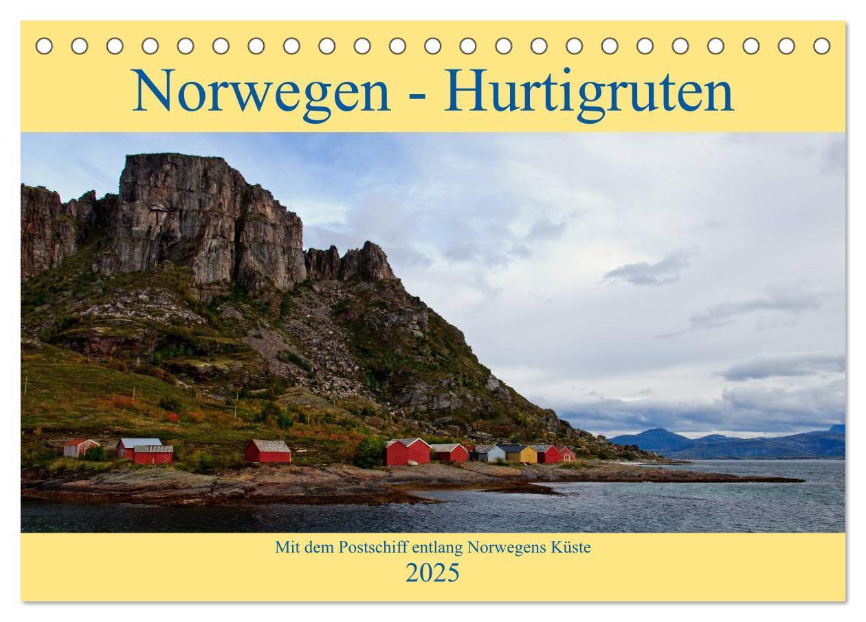 Cover: 9783435799879 | Norwegen - Hurtigruten (Tischkalender 2025 DIN A5 quer), CALVENDO...