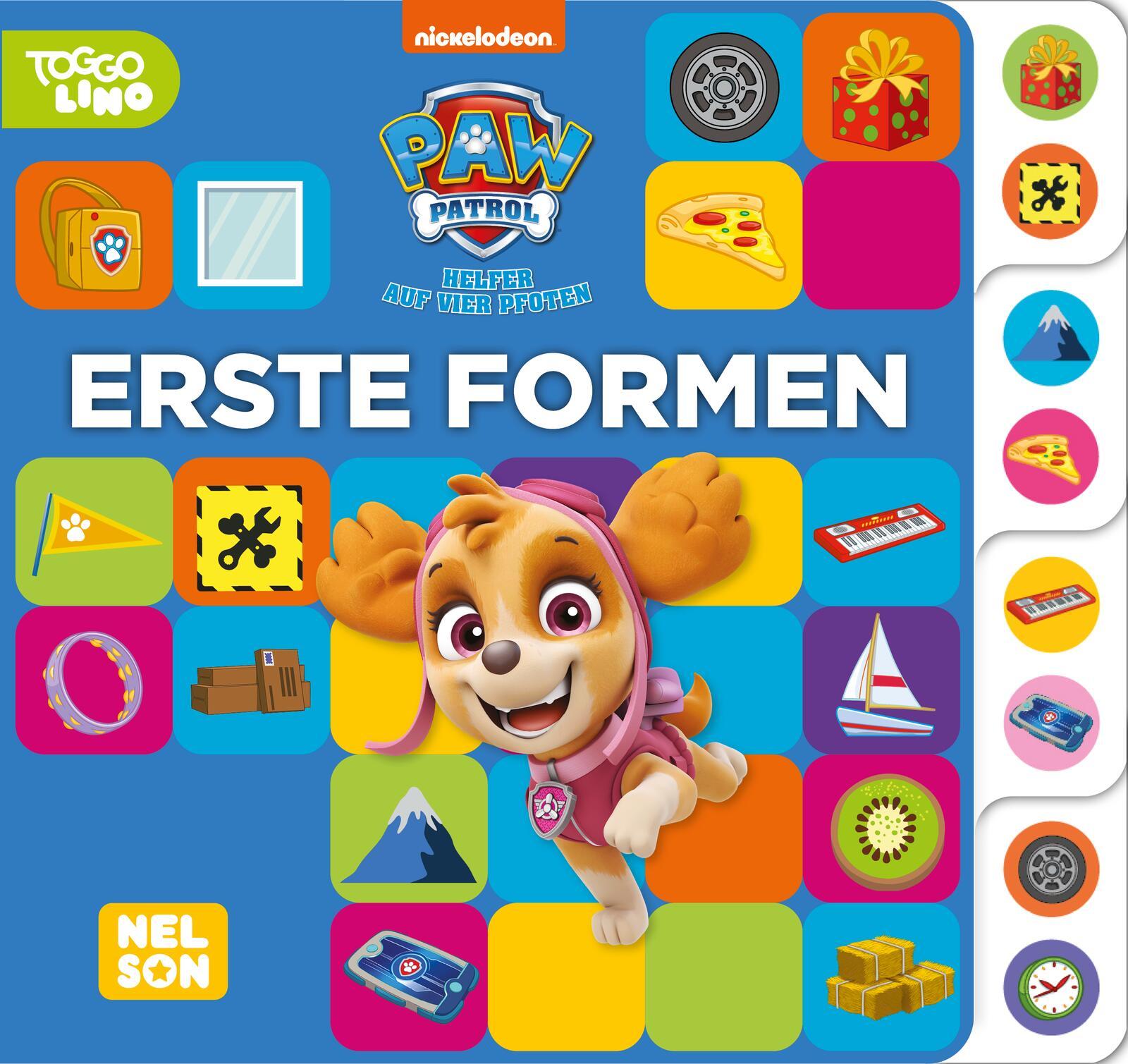 Cover: 9783845126869 | PAW Patrol Lernbuch: Erste Formen | Pappbilderbuch mit buntem Register