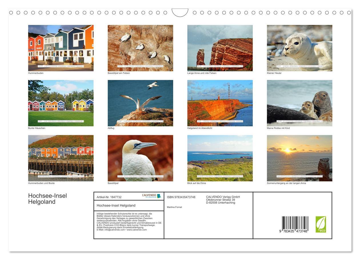 Bild: 9783435473748 | Hochsee-Insel Helgoland (Wandkalender 2025 DIN A3 quer), CALVENDO...