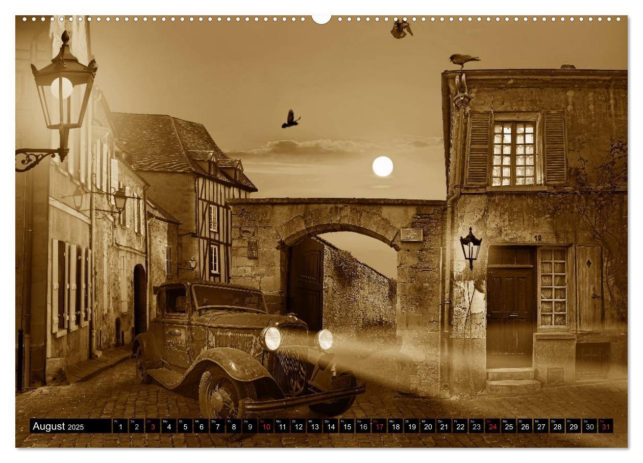 Bild: 9783435680108 | Nostalgie in Sepia (Wandkalender 2025 DIN A2 quer), CALVENDO...