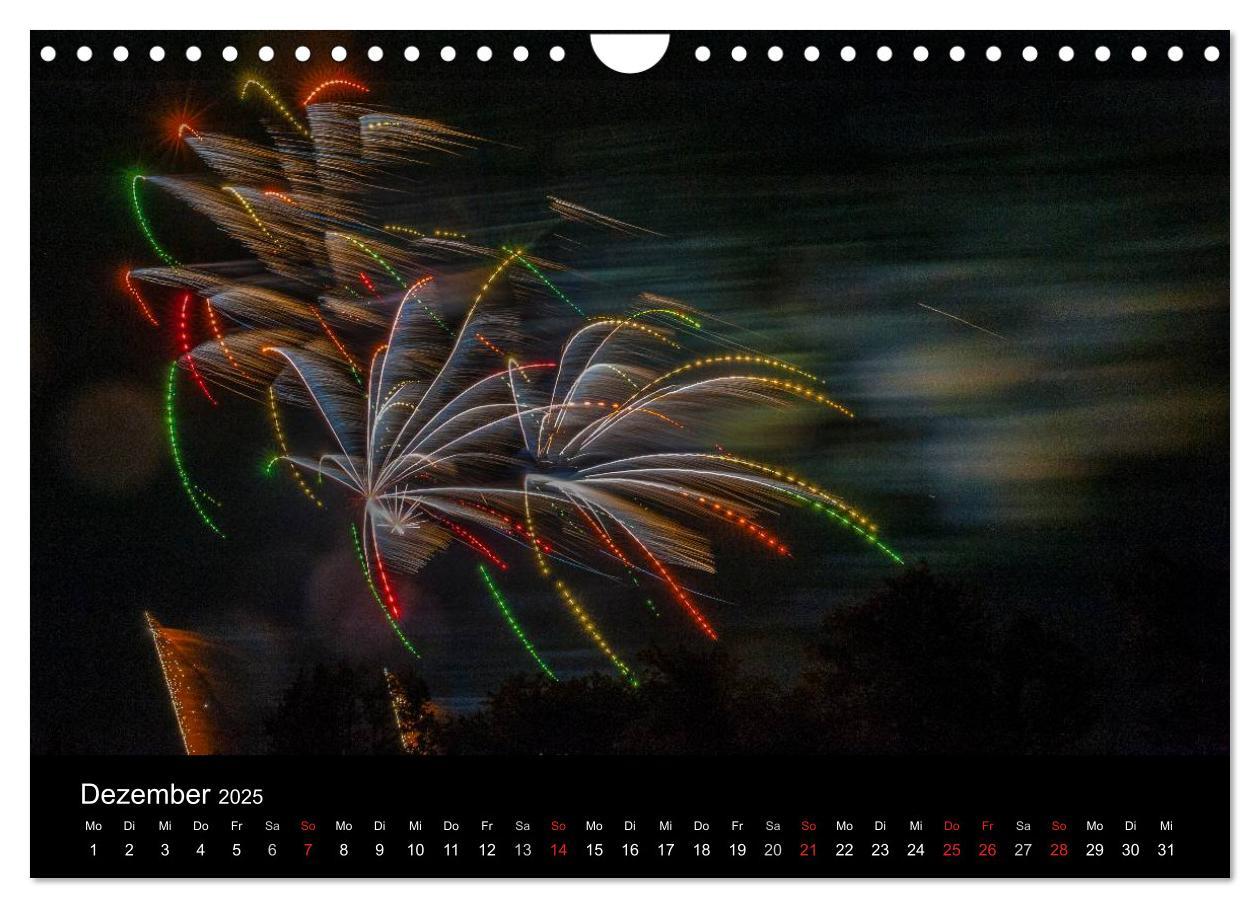 Bild: 9783435837953 | Das Feuerwerk (Wandkalender 2025 DIN A4 quer), CALVENDO Monatskalender