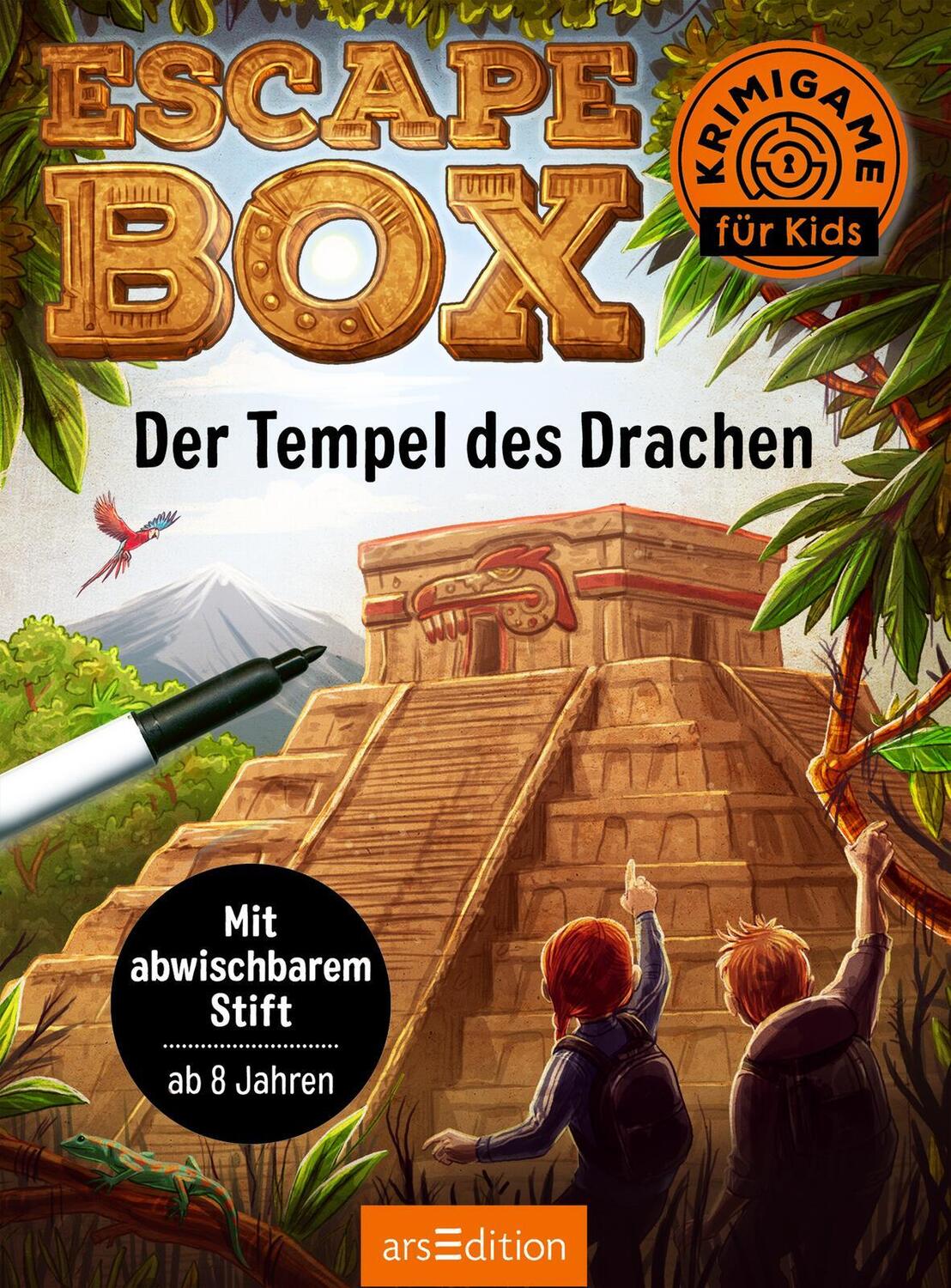 Bild: 4014489132066 | Escape-Box - Der Tempel des Drachen | Mit abwischbarem Stift | Schladt