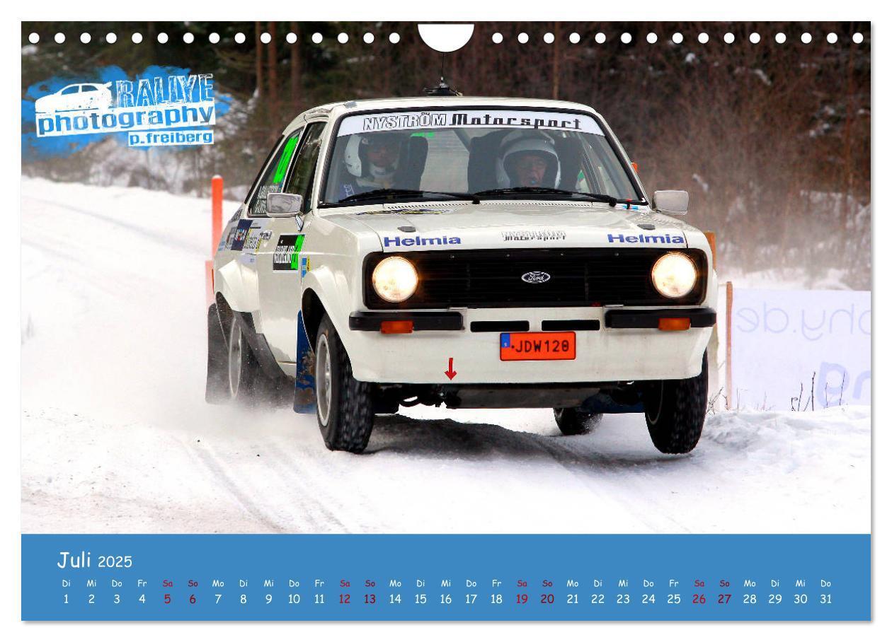 Bild: 9783435343935 | WRC Schweden White Open 2025 (Wandkalender 2025 DIN A4 quer),...