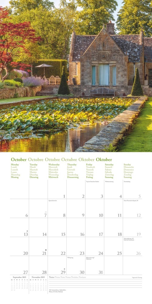 Bild: 4002725988003 | N NEUMANNVERLAGE - English Country Gardens 2025 Broschürenkalender,...