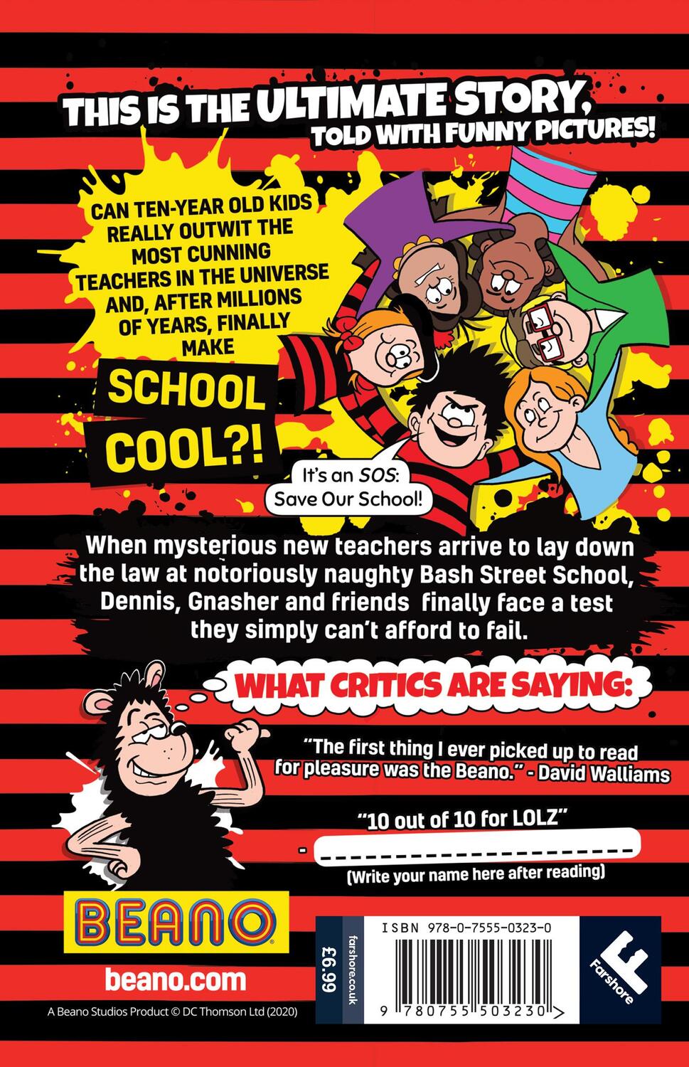 Rückseite: 9780755503230 | Beano Dennis &amp; Gnasher: Battle for Bash Street School | Taschenbuch