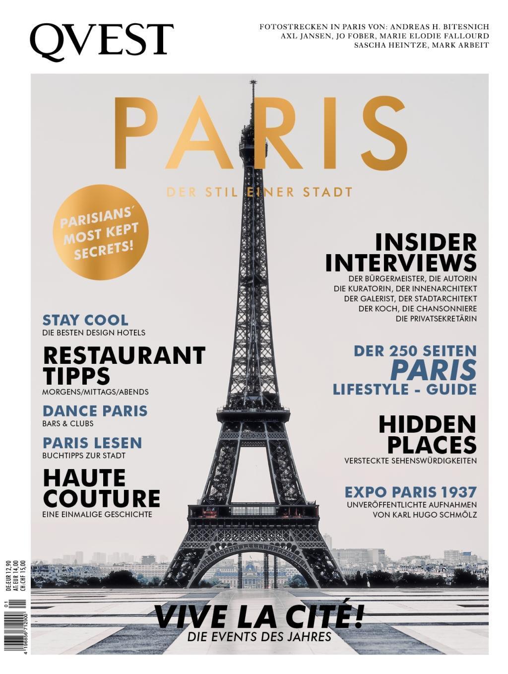 Cover: 9783761631669 | QVEST Paris | Der Stil einer Stadt, QVEST | Michael Kaune | Buch