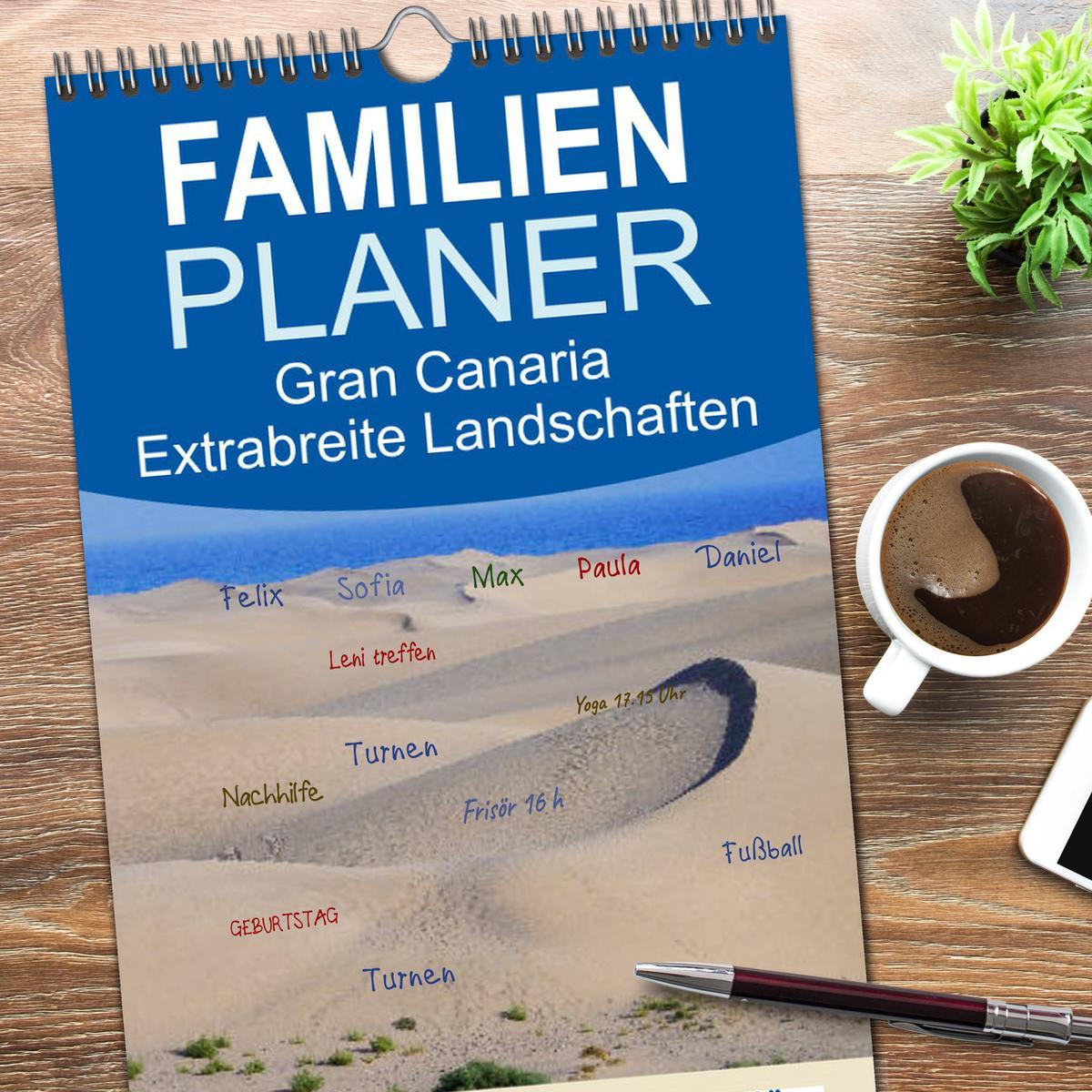 Bild: 9783457115138 | Familienplaner 2025 - Gran Canaria - Extrabreite Landschaften mit 5...