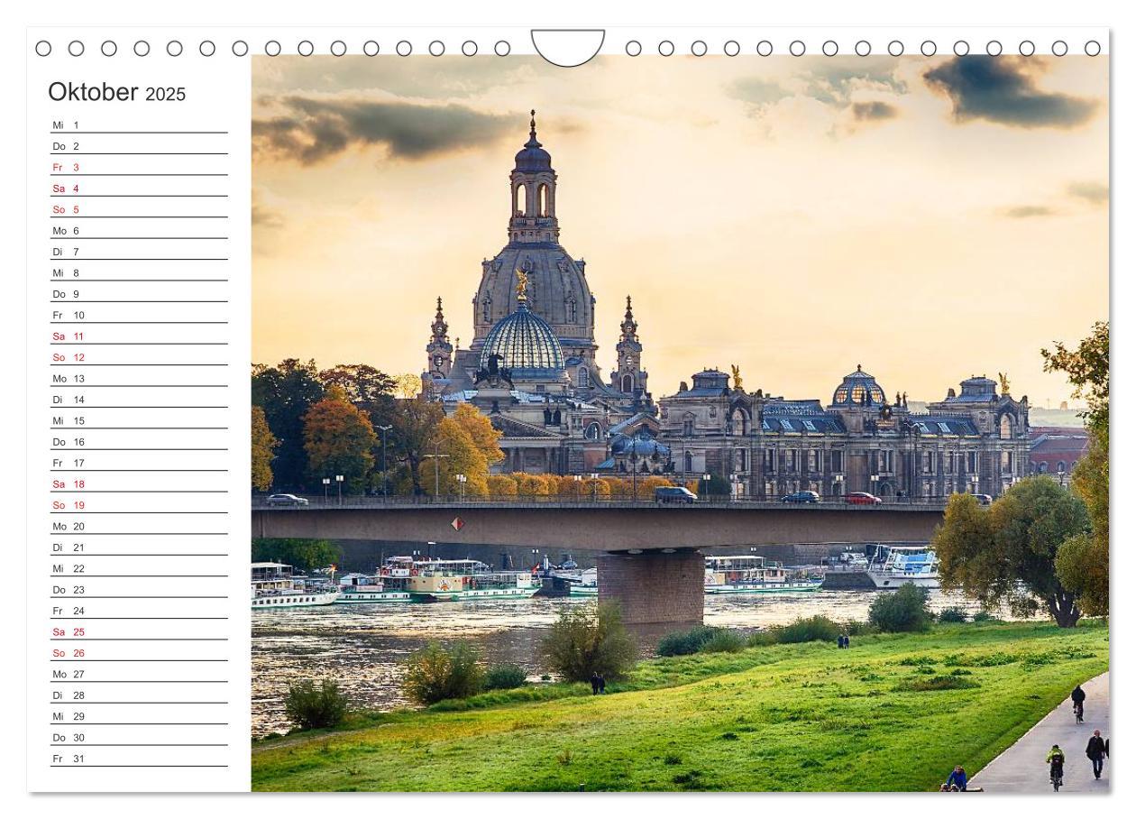 Bild: 9783435533756 | Dresden - Die Frauenkirche (Wandkalender 2025 DIN A4 quer),...