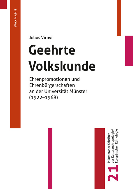 Cover: 9783830942870 | Geehrte Volkskunde | Julius Virnyi | Taschenbuch | 194 S. | Deutsch