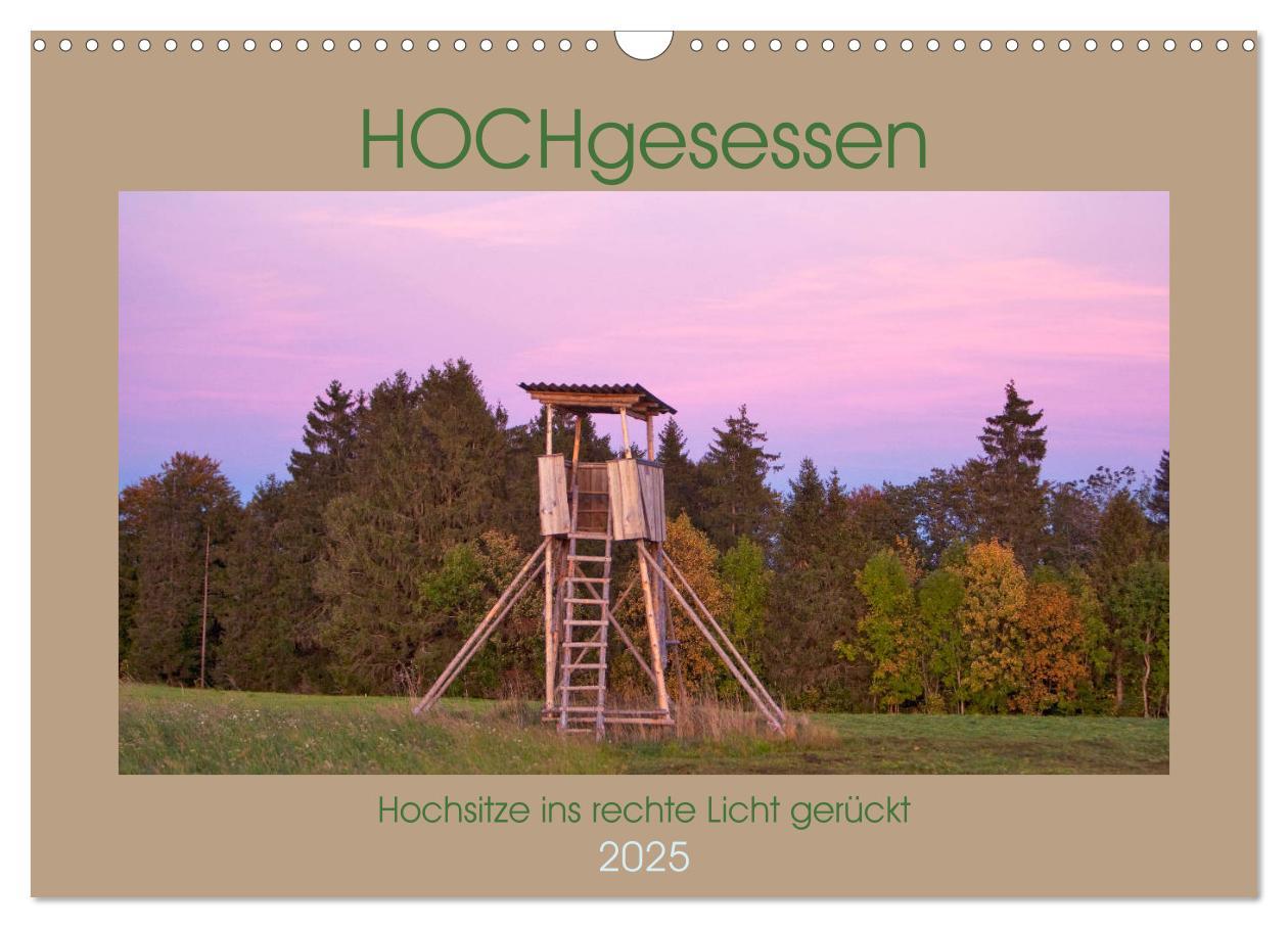 Cover: 9783435179770 | HOCHgesessen (Wandkalender 2025 DIN A3 quer), CALVENDO Monatskalender