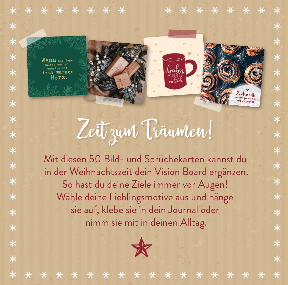 Rückseite: 4014489131632 | Vision Board Cards | 50 Inspirationen für eine schöne Weihnachtszeit