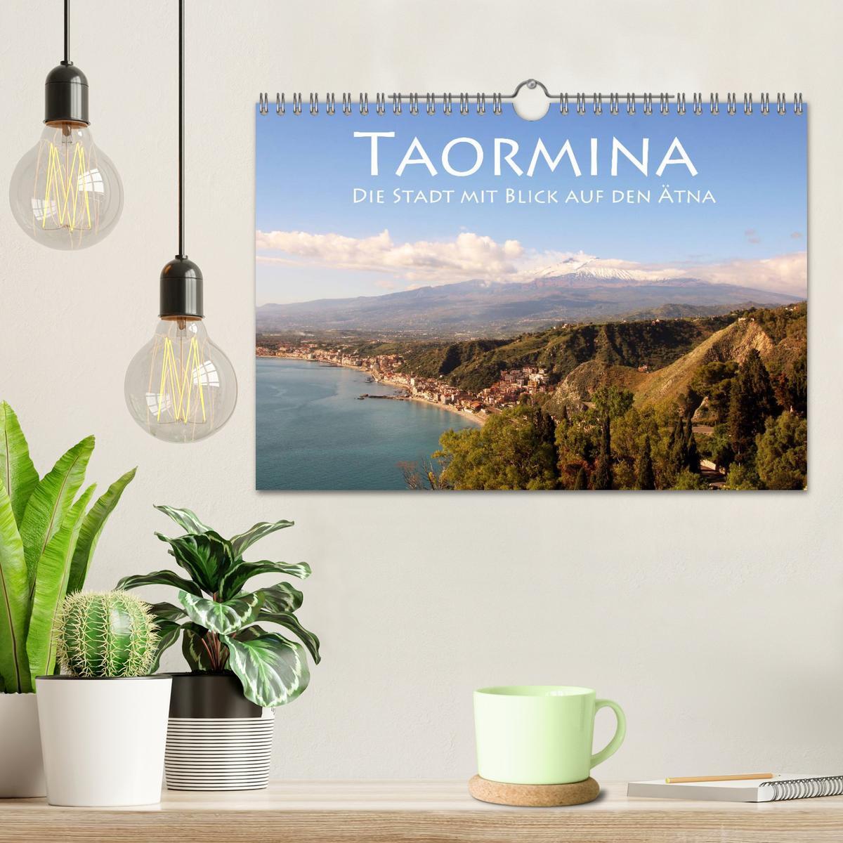 Bild: 9783435587032 | Taormina, die Stadt mit Blick auf den Ätna (Wandkalender 2025 DIN...