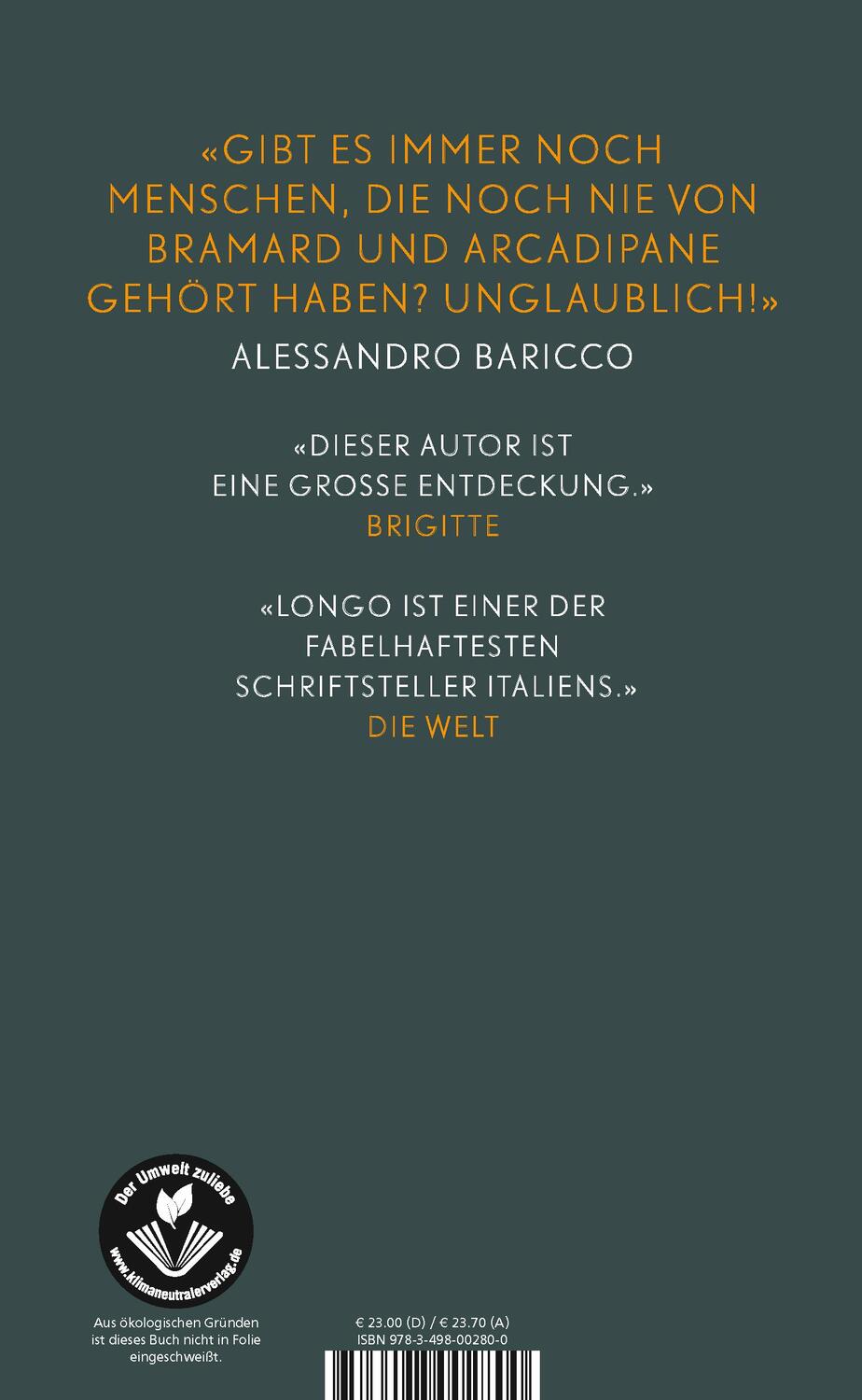 Rückseite: 9783498002800 | Schlichte Wut | Ein Krimi aus dem Piemont | Davide Longo | Buch | 2022