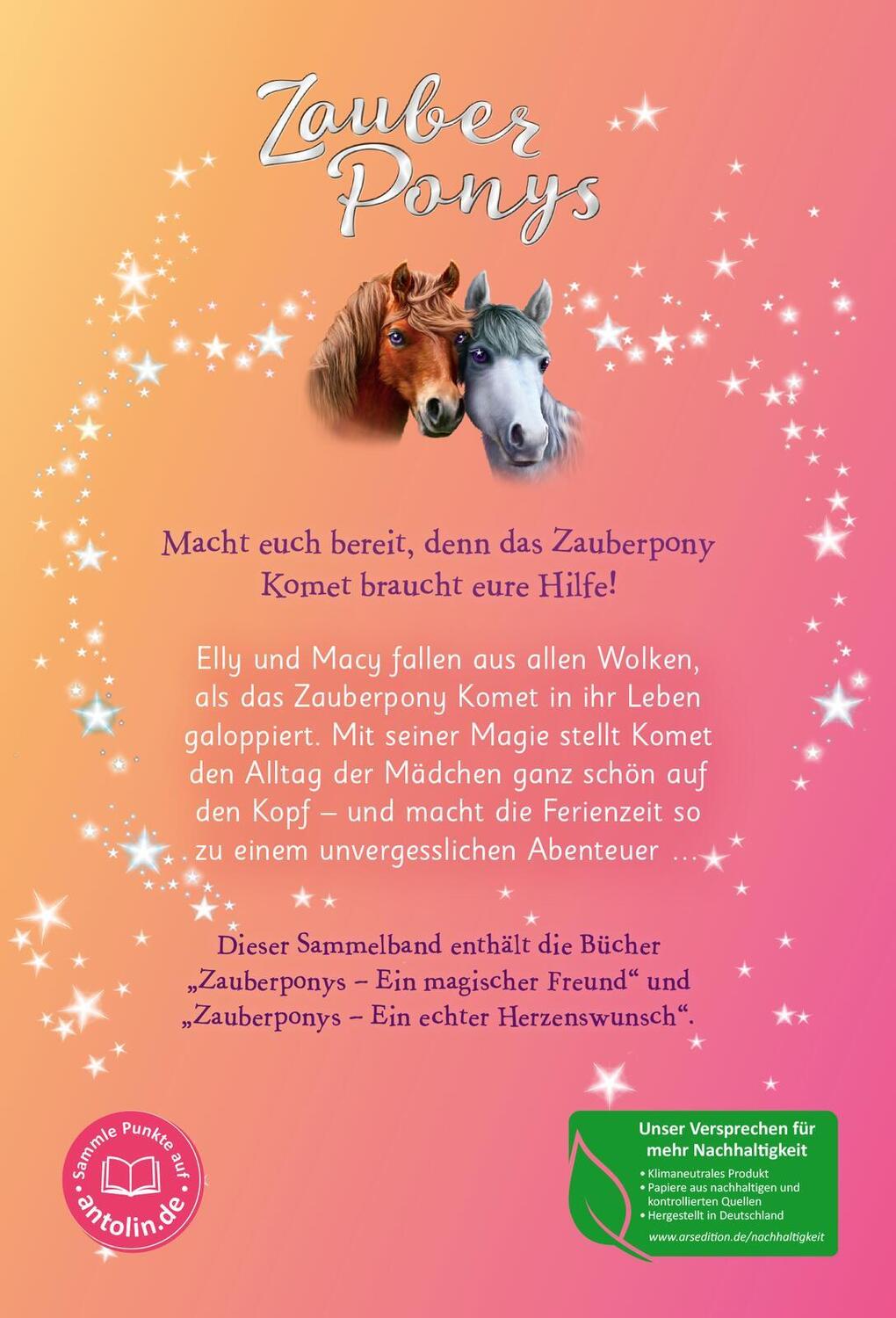 Rückseite: 9783845856056 | Zauberponys - Magische Ferienzeit | Sue Bentley | Buch | Zauberponys