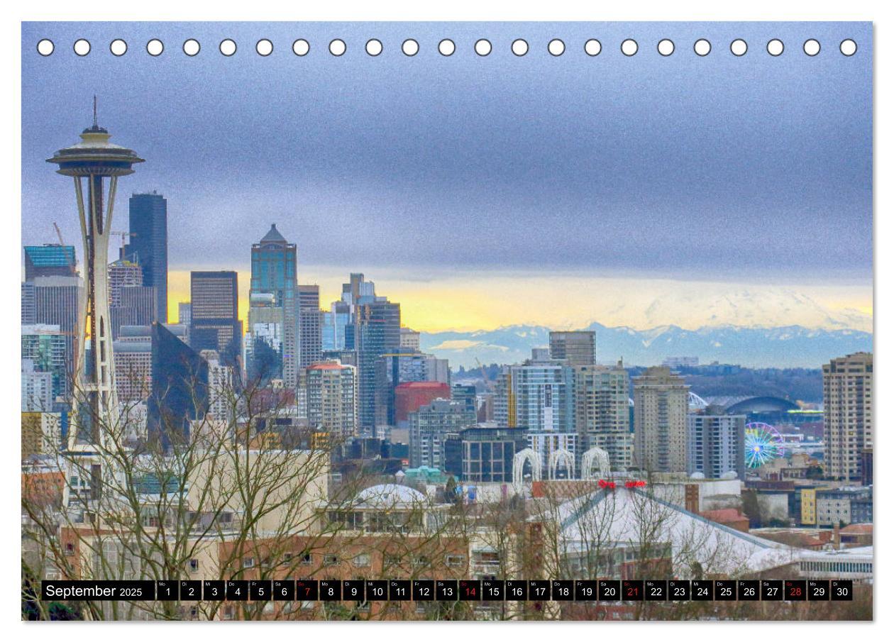 Bild: 9783435273348 | Vancouver - Vancouver Island - Seattle (Tischkalender 2025 DIN A5...