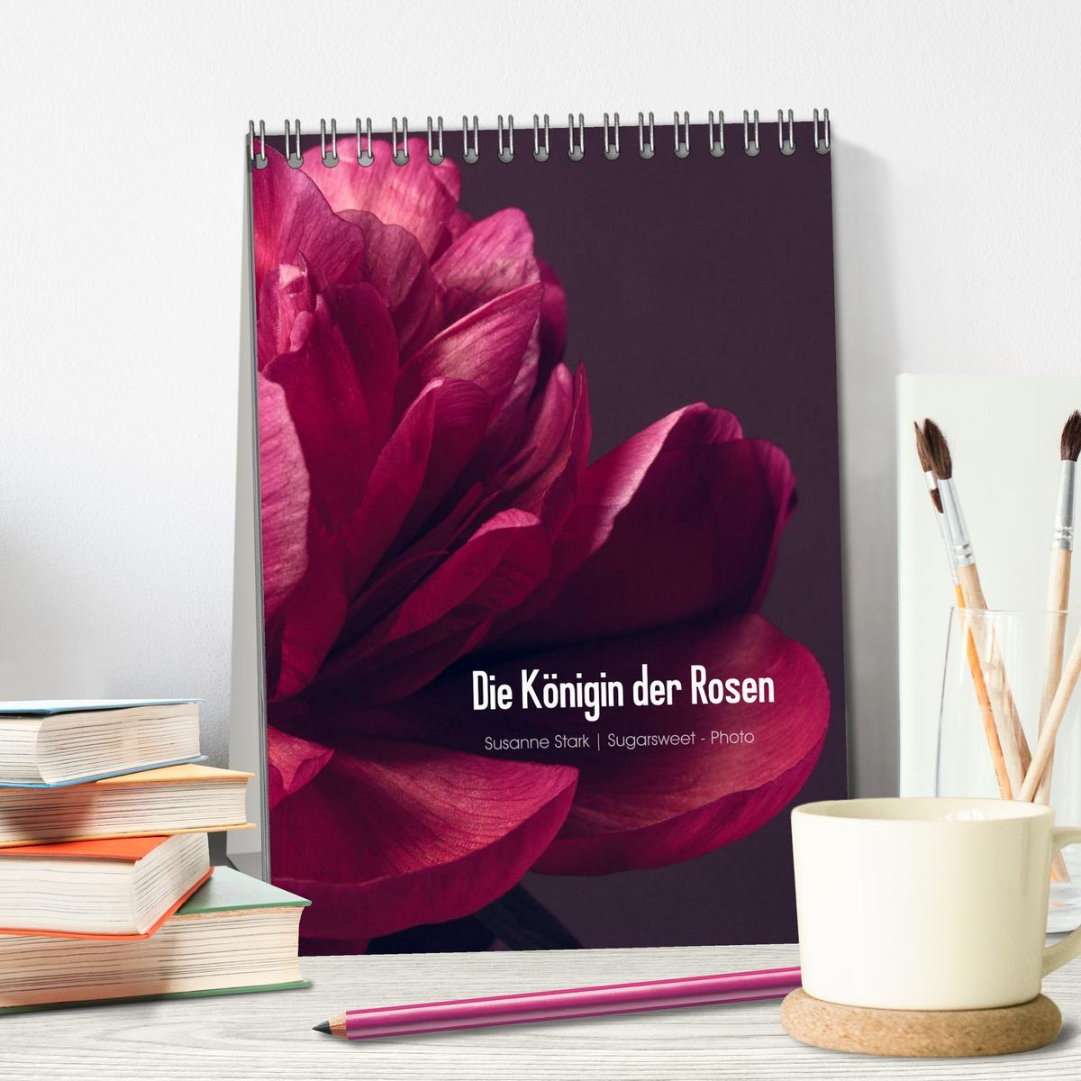 Bild: 9783457002520 | Die Königin der Rosen (Tischkalender 2025 DIN A5 hoch), CALVENDO...