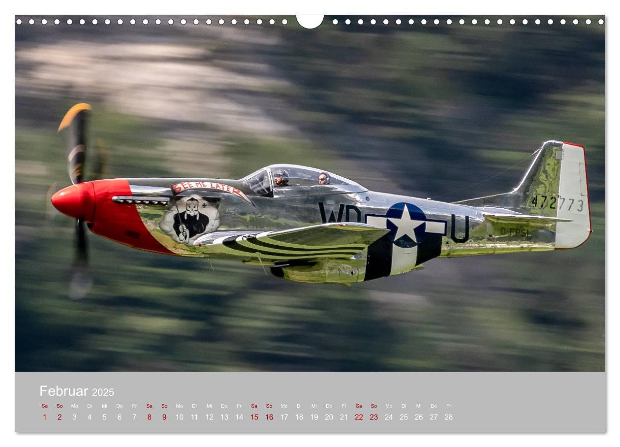 Bild: 9783435147748 | Fliegende Legenden - Warbirds (Wandkalender 2025 DIN A3 quer),...