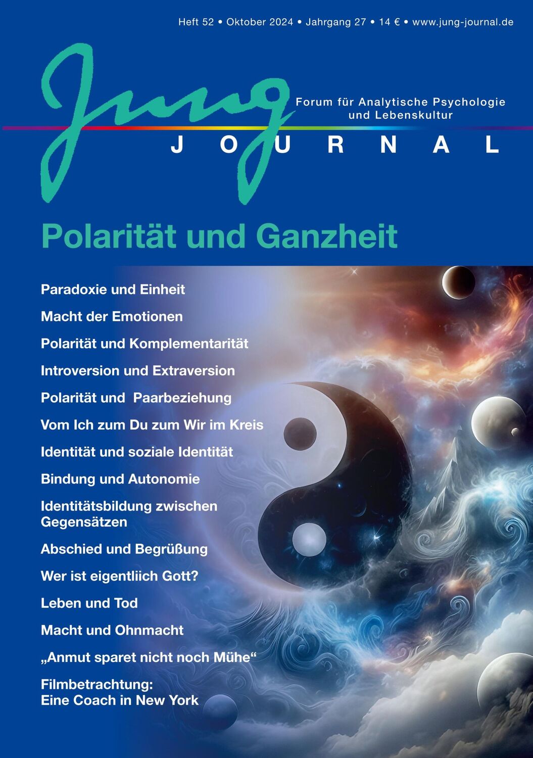 Cover: 9783956120534 | Jung Journal Heft 52: Polarität und Ganzheit | Lutz Müller (u. a.)