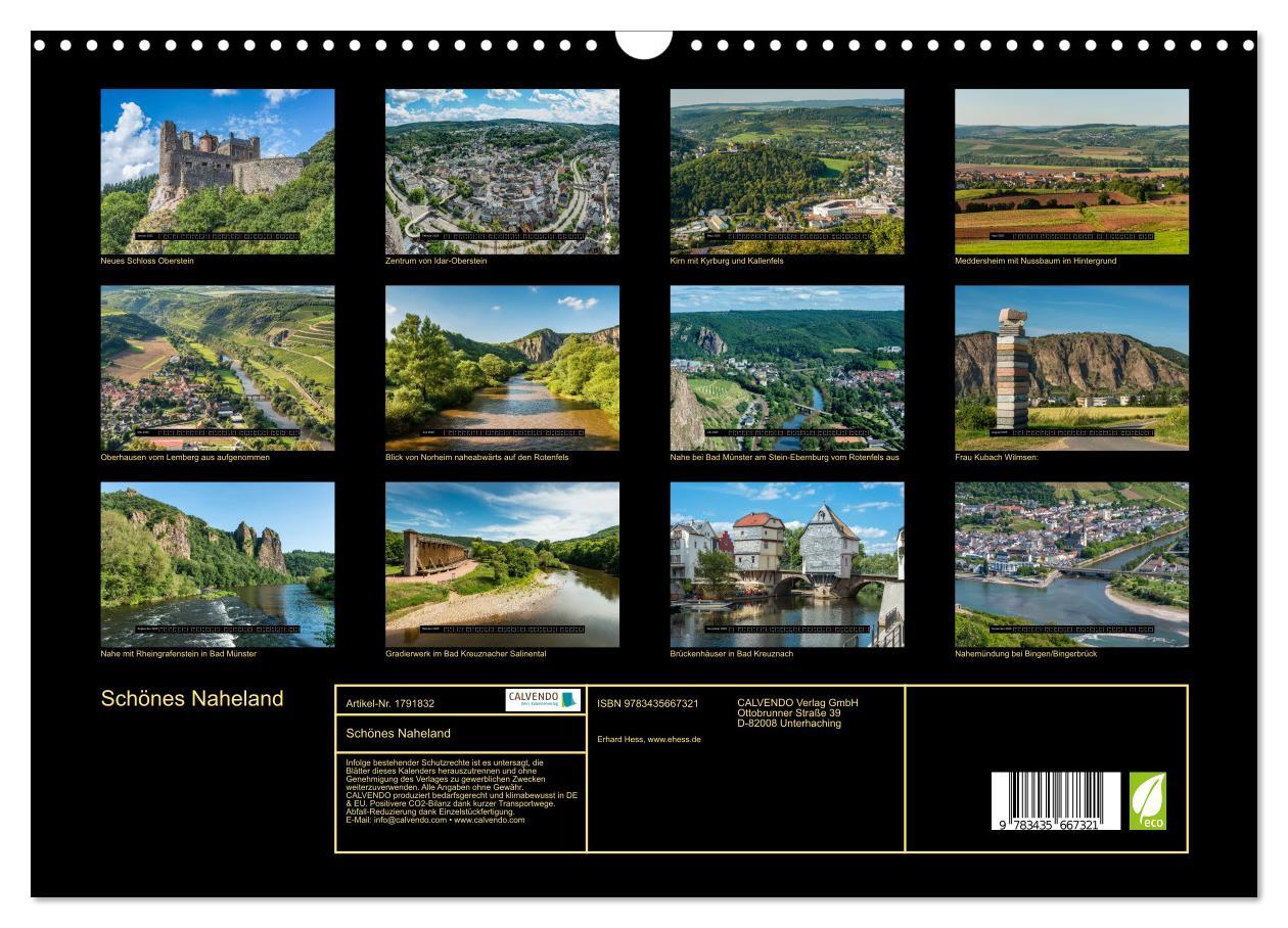 Bild: 9783435667321 | Schönes Naheland (Wandkalender 2025 DIN A3 quer), CALVENDO...