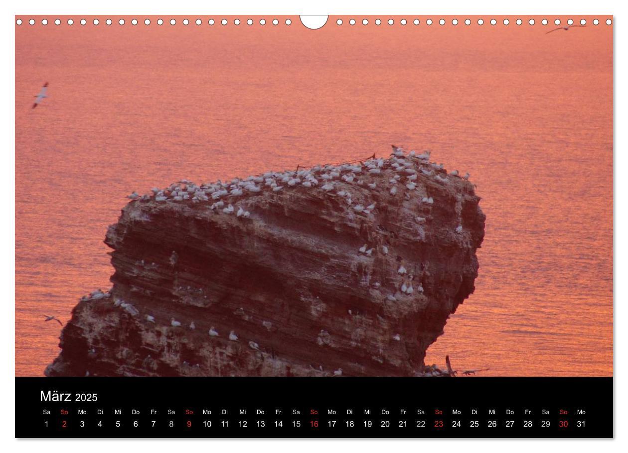 Bild: 9783435806362 | Abend in Helgoland (Wandkalender 2025 DIN A3 quer), CALVENDO...