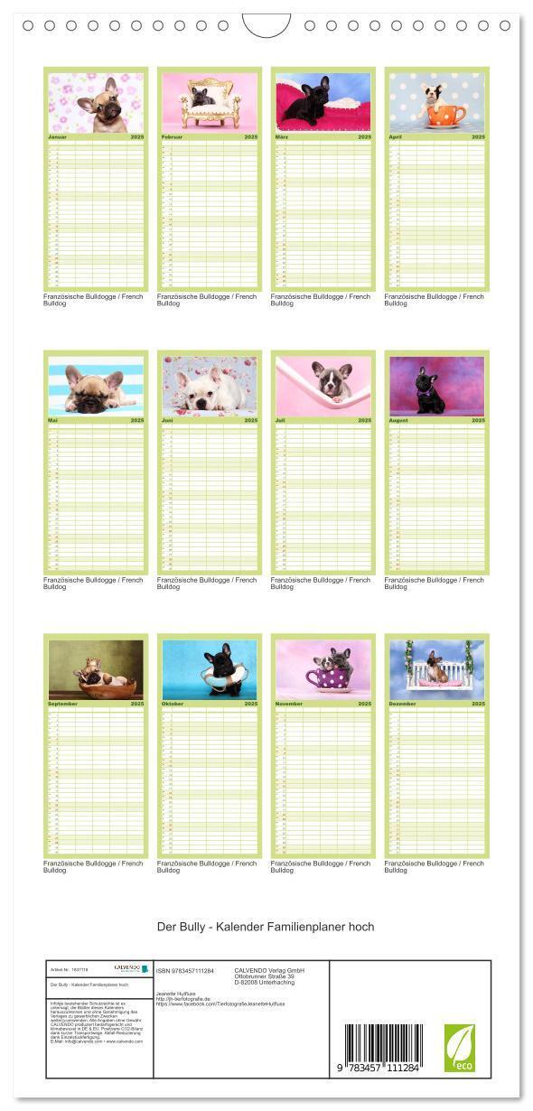 Bild: 9783457111284 | Familienplaner 2025 - Der Bully - Kalender Familienplaner hoch mit...