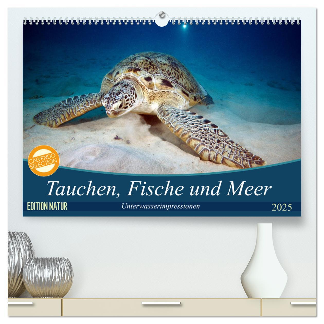 Cover: 9783435398256 | Tauchen, Fische und Meer (hochwertiger Premium Wandkalender 2025...