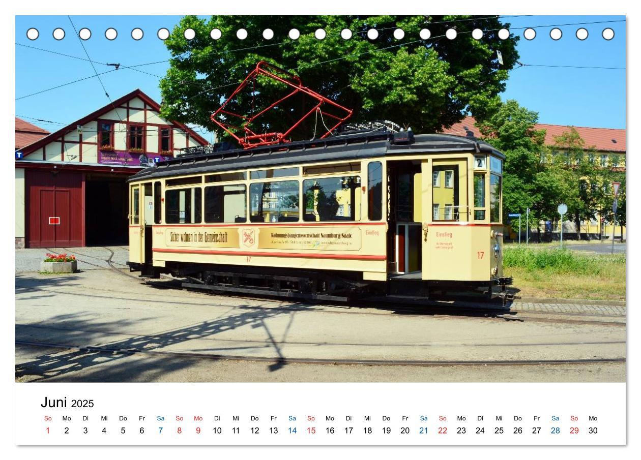 Bild: 9783435495429 | Naumburgs historische Straßenbahn (Tischkalender 2025 DIN A5 quer),...